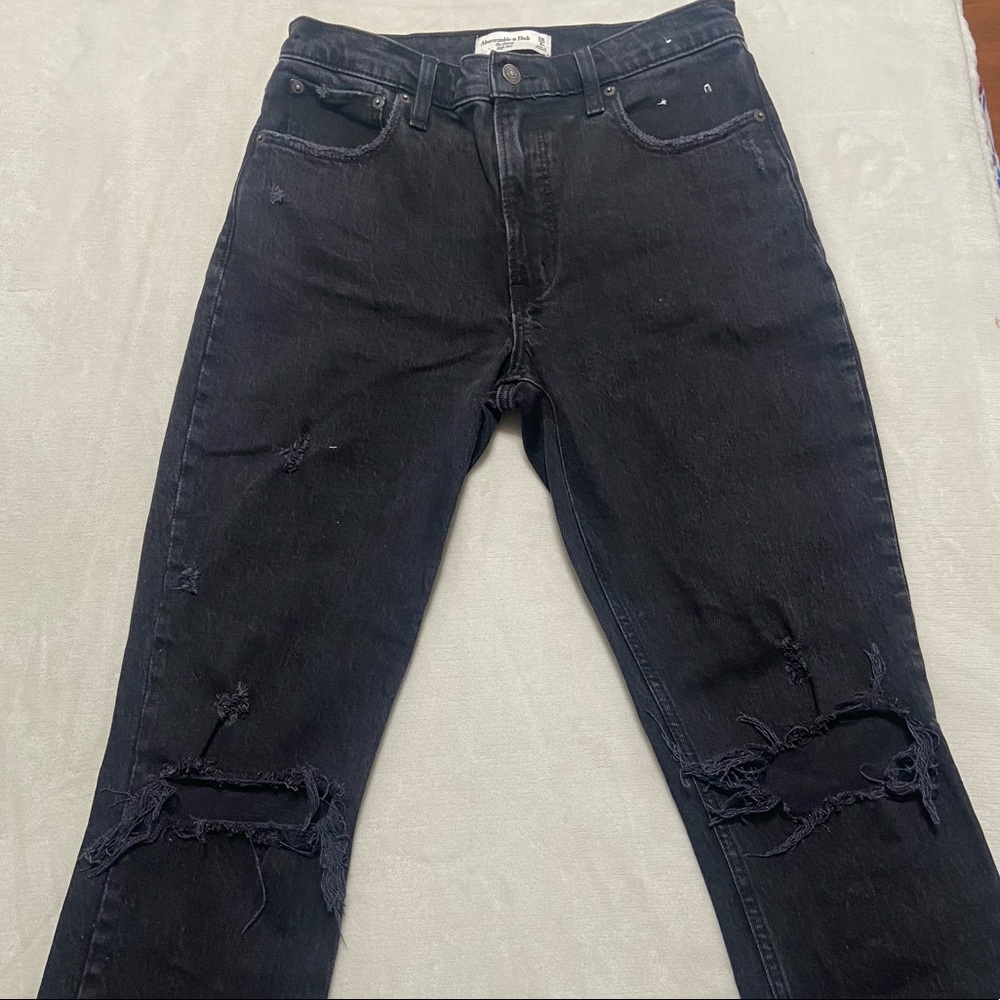 Black High Rise Skinny Jeans - Picture 7 of 7